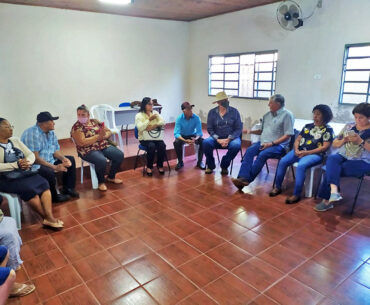 Com trabalhadores rurais de Miranda