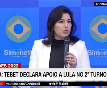 Simone apoia Lula no 2º turno