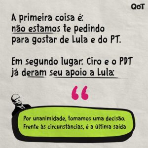 Ciro Gomes e PDT estão com Lula