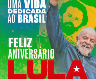 Feliz aniversário, Lula!