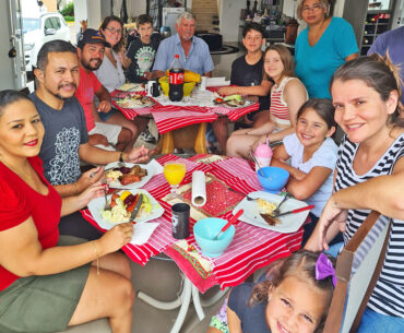 Domingo de Páscoa em família