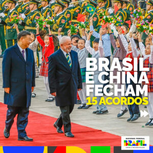 Vista de Lula à China trouxe resultados positivos