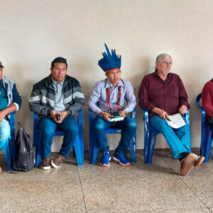 Reuniões com companheiros e indígenas em Dourados
