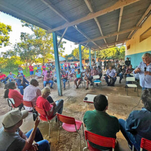 Reuniões com companheiros e lideranças indígenas em Miranda