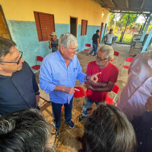 Reuniões com companheiros e lideranças indígenas em Miranda