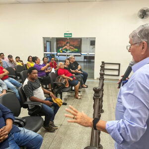 Reuniões com companheiros e lideranças indígenas em Miranda