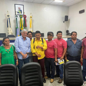 Reuniões com companheiros e lideranças indígenas em Miranda