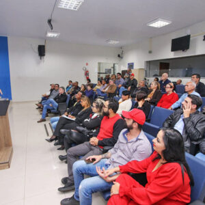 Reunião com companheiros e simpatizantes em Três Lagoas