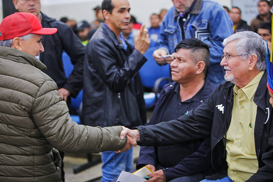 Conferência com povos originários em Amambai