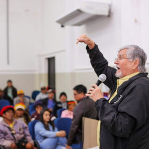 Conferência com povos originários em Amambai