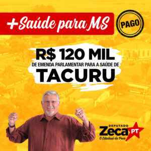 Quase R$ 1 milhão em emendas parlamentares para a saúde de MS - Tacuru