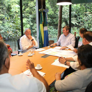 Agenda com o governador Eduardo Riedel