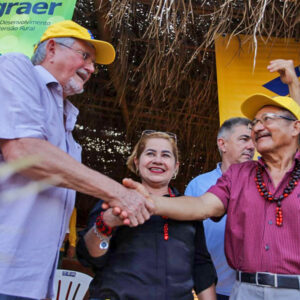 Entrega de equipamentos do Pronaf para indígena de Nioaque