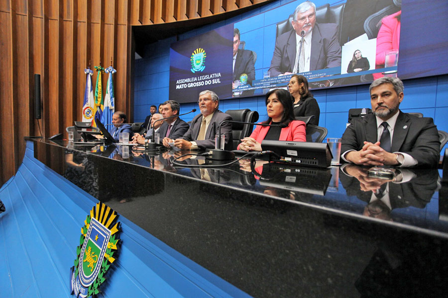 Instalação da Frente da Rota Bioceânica na Alems