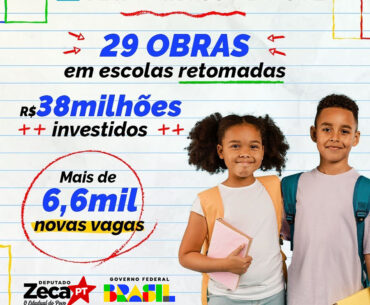MS poderá retomar 29 obras da educação básica com apoio do governo Lula