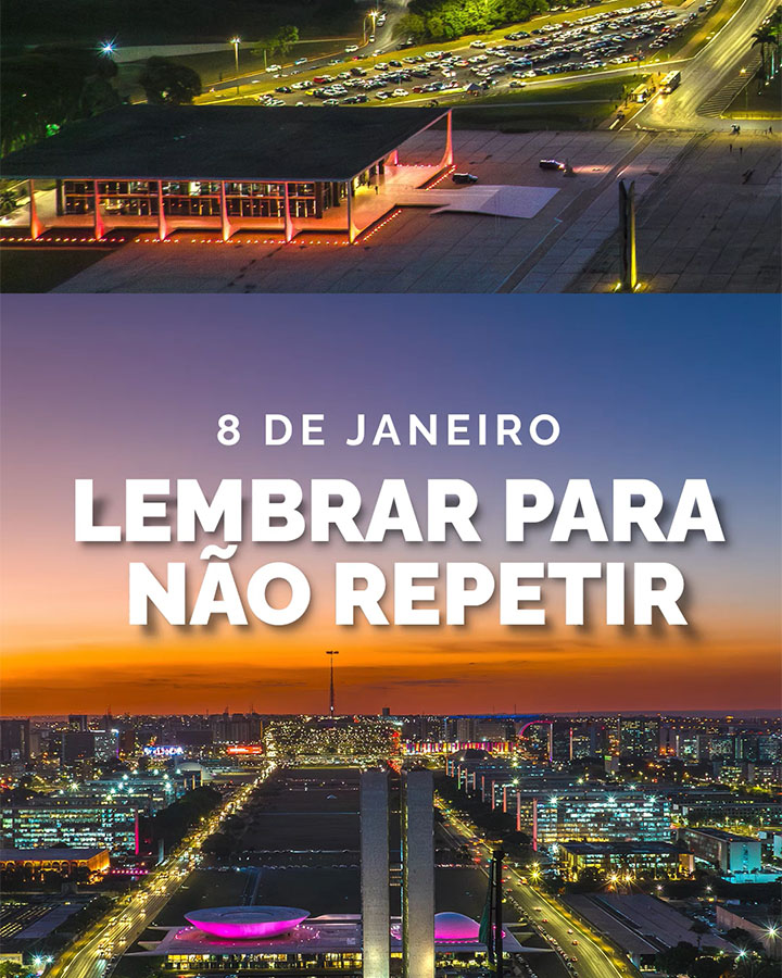 8 de janeiro: lembrar para não repetir