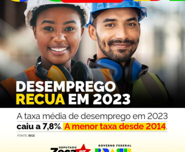 Mais empregos no Brasil