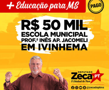 Mais educação para Ivinhema