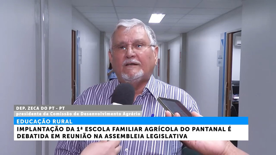 Com apoio de Zeca, assentados do Pantanal poderão ter escola e reduzir êxodo rural