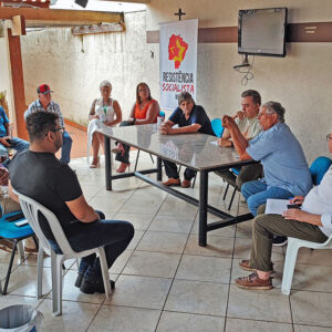 Recebendo companheiros de Maracaju