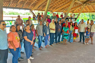 Encontro com indígenas das aldeias Alves de Barros e Campina