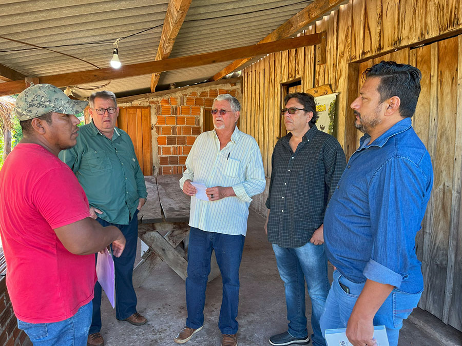 Encontro com indígenas das aldeias Alves de Barros e Campina