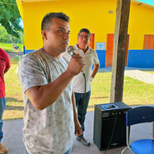 Encontro com indígenas das aldeias Alves de Barros e Campina