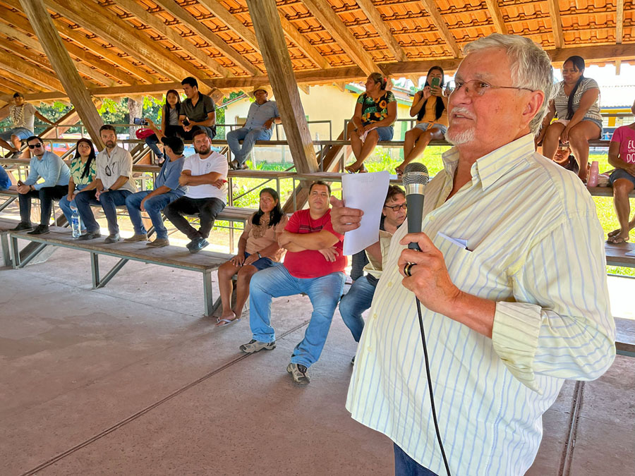 Encontro com indígenas das aldeias Alves de Barros e Campina