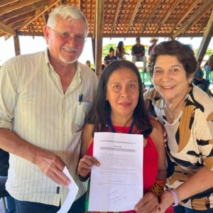 Encontro com indígenas das aldeias Alves de Barros e Campina