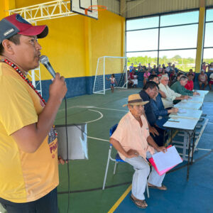 Encontro com indígenas das aldeias Tomázia e Barro Preto