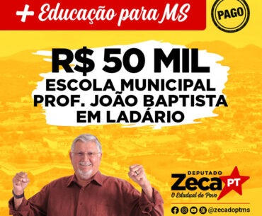 Mais educação para Ladário