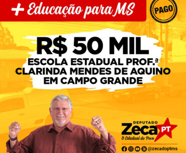 Mais educação para Campo Grande