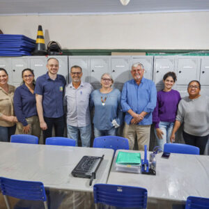 Visita à EM Prof.ª Inês Aparecida Jacomeli em Ivinhema