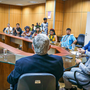 Reunião no Ministério dos Povos Indígenas