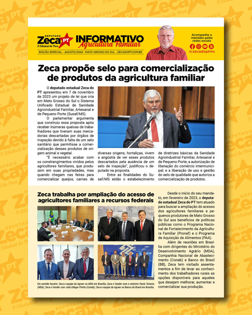 Informativo do Mandato do Povo - Agricultura Familiar