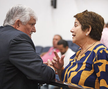 Visita especial no plenário