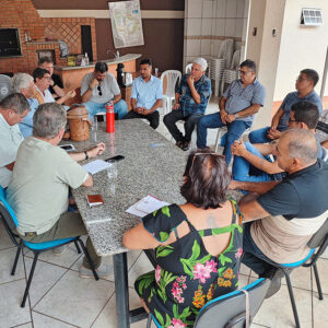 Recebendo companheiros de Aquidauana