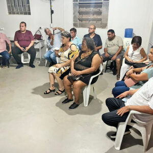 Com companheiros em Três Lagoas