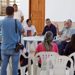 Encontro com familiares do soldado Vinicius Ibañez Riquelme