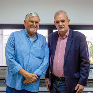 Com os deputados Geraldo Resende e Dagoberto Nogueira