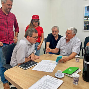 Reunião com o prefeito de Três Lagoas