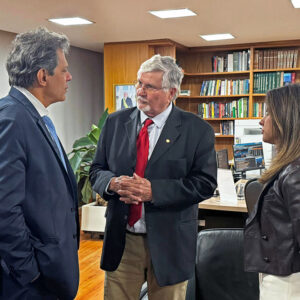 Encontro com ministros Haddad e Sidônio
