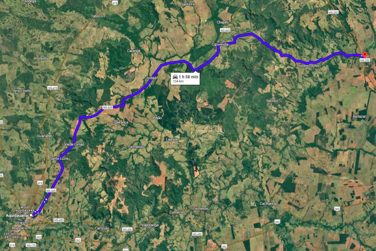 Após pedido de Zeca, Agesul anuncia pavimentação na MS-345 em Aquidauana